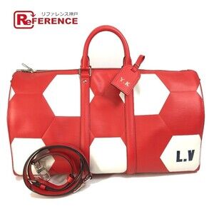 Louis Vuitton Epi FIFA World Cup Soccer Ball Keepall Bag Red